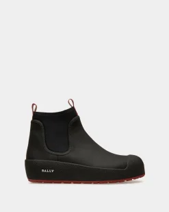 Cubrid Schneestiefel Aus Schwarzem Leder