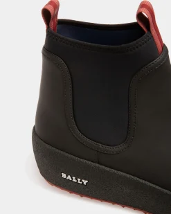 Cubrid Schneestiefel Aus Schwarzem Leder