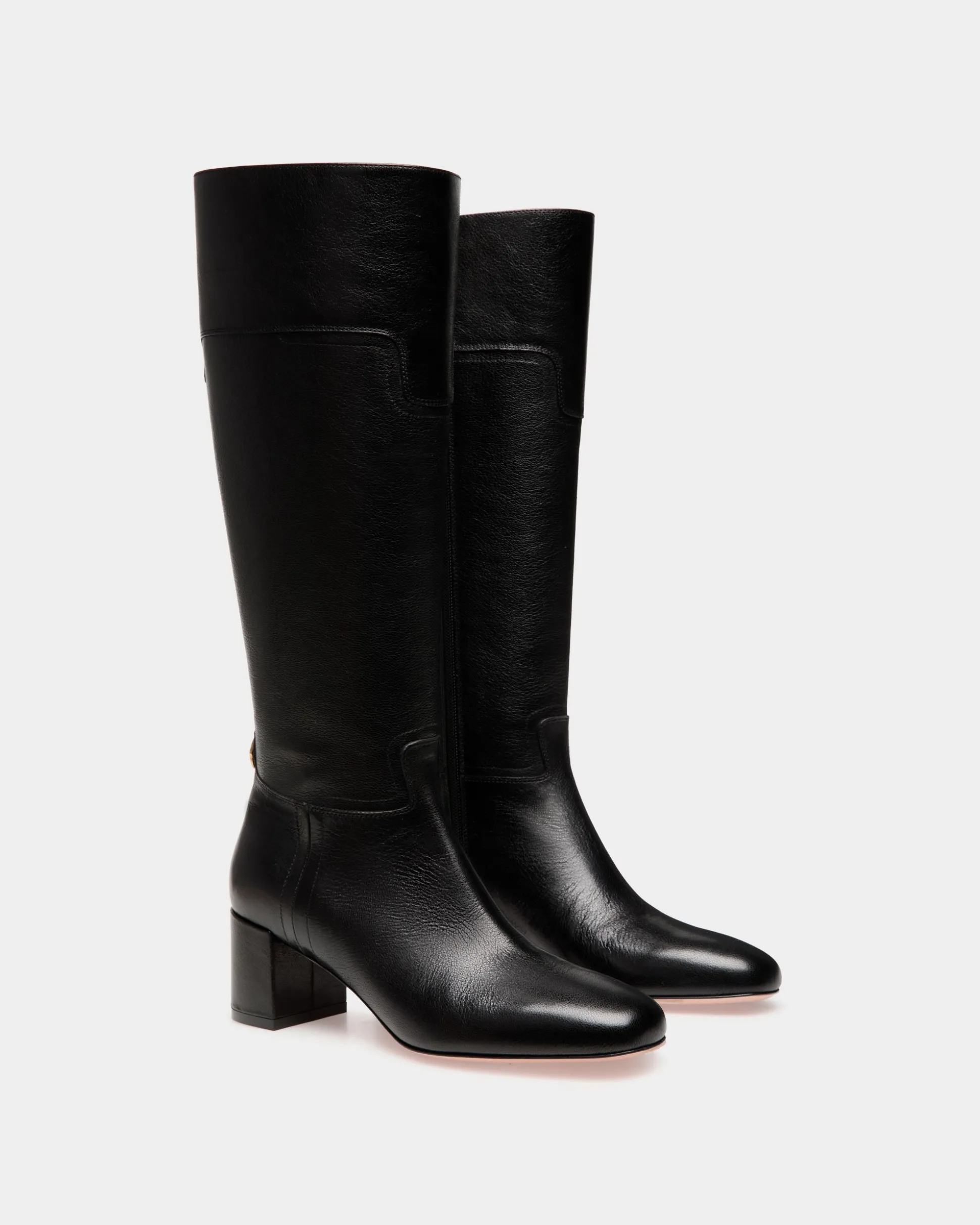 Daily Emblem Stiefel Aus Schwarzem Leder