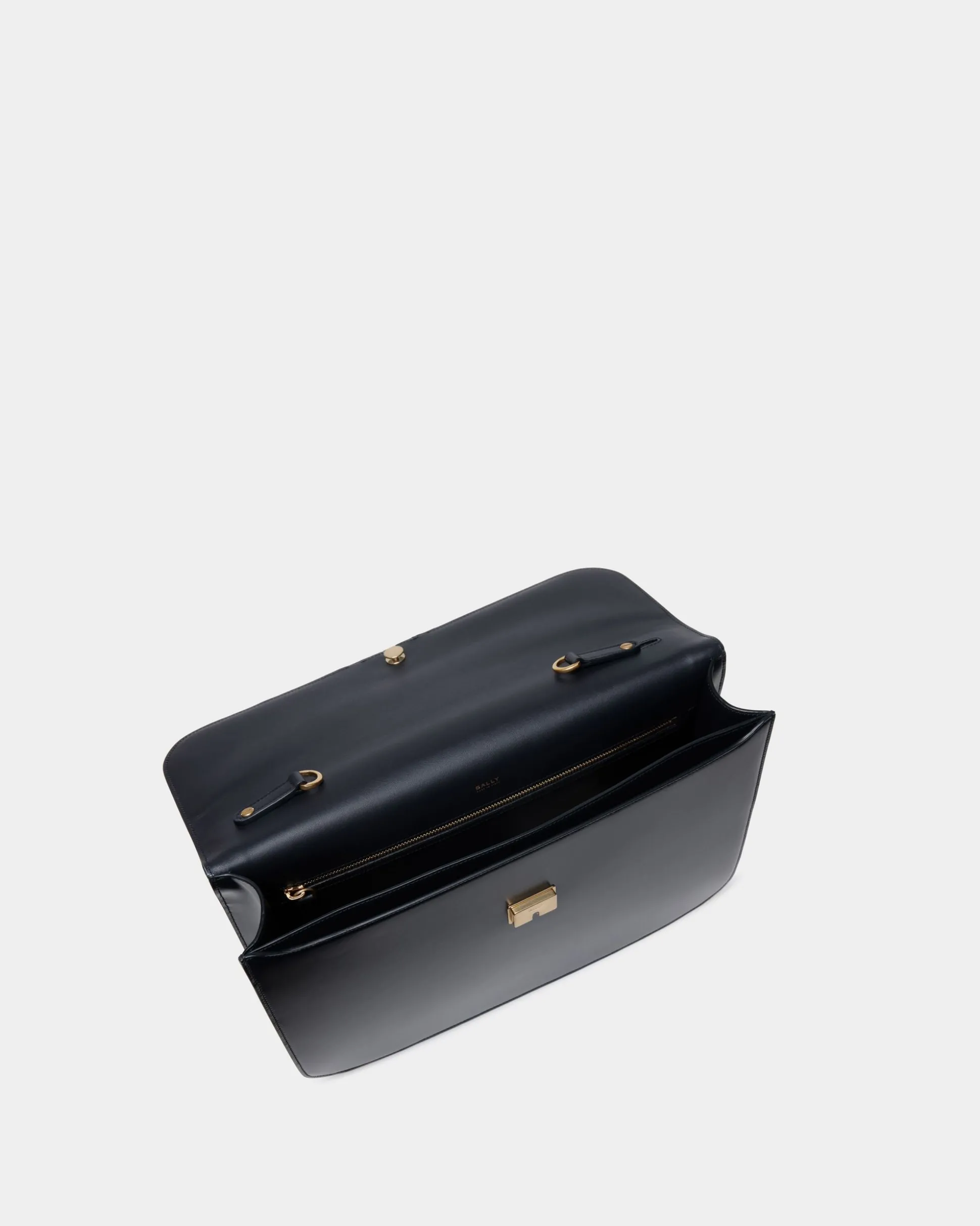 Deco Aktentasche Aus Gebürstetem Leder In Navy Blue