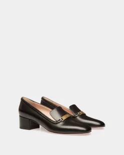 Deco Pumps Aus Leder In Schwarz