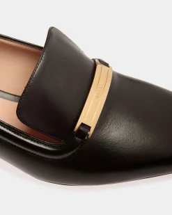 Deco Pumps Aus Leder In Schwarz