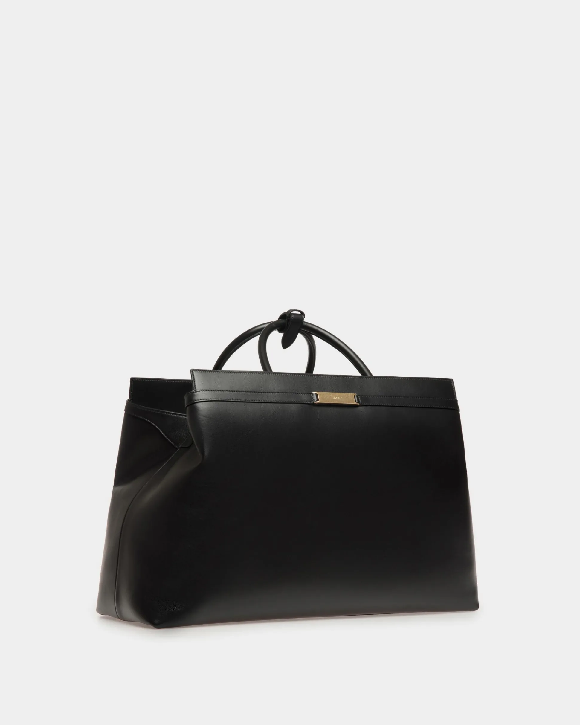 Deco Reisetasche Aus Leder In Schwarz
