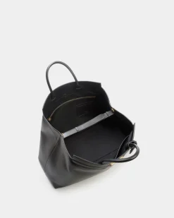 Deco Reisetasche Aus Leder In Schwarz