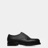 Derbys Norwelt Aus Genarbtem Leder In Schwarz