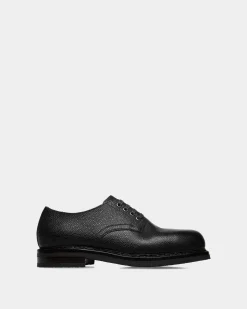 Derbys Norwelt Aus Genarbtem Leder In Schwarz