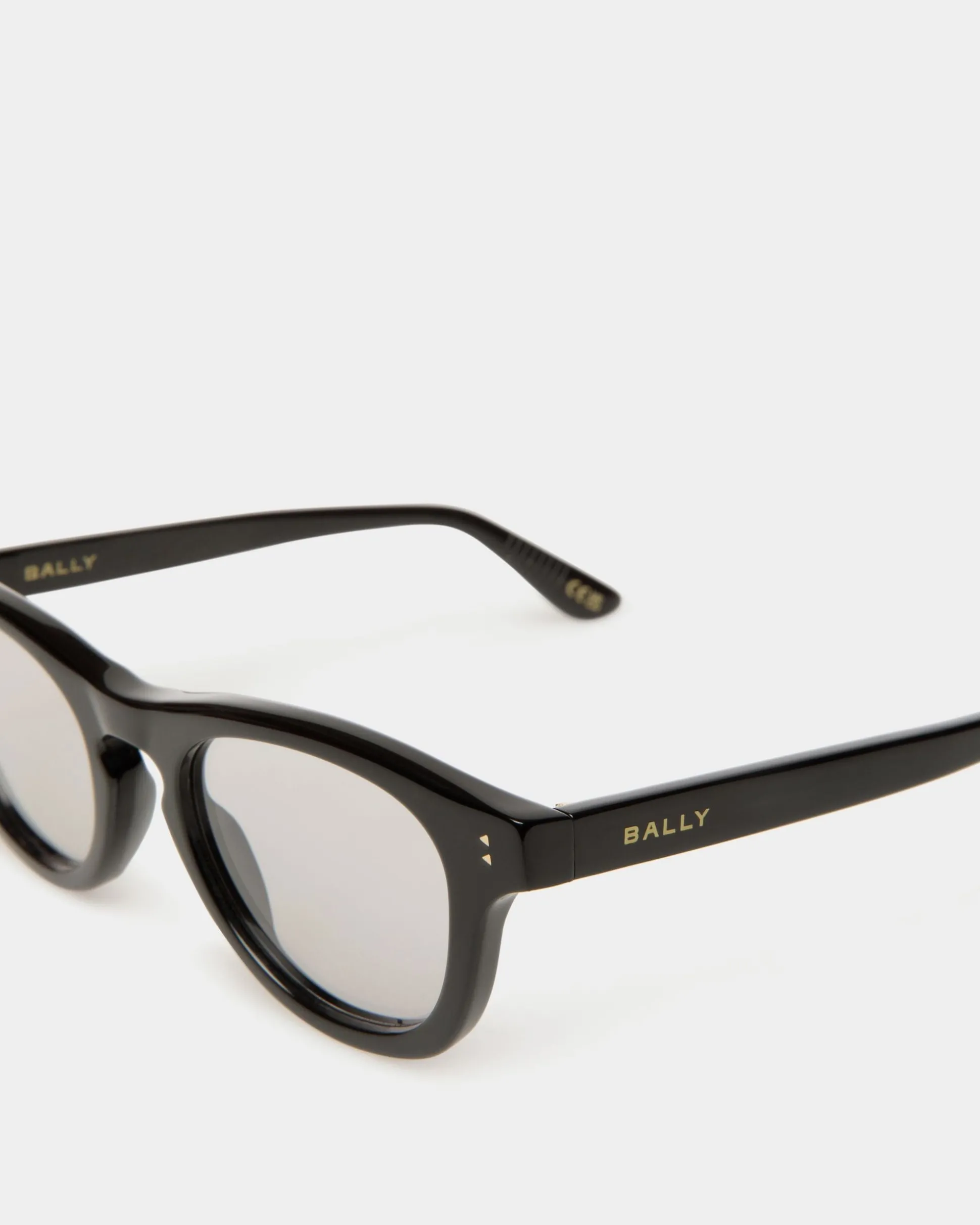 Dieter Sonnenbrille Aus Schwarzem Acetat