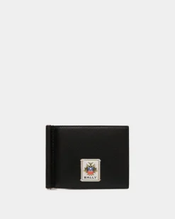 Easy Bally Bifold In Black Leather