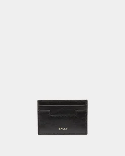 Easy Bally Kartenetui Aus Schwarzem Leder
