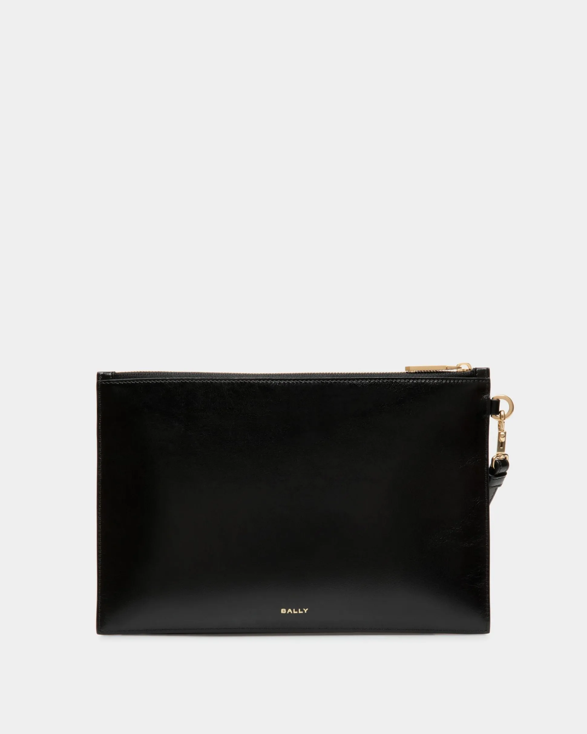Easy Bally Pochette Aus Leder In Schwarz