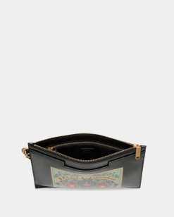 Easy Bally Pochette Aus Leder In Schwarz