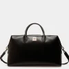 Easy Bally Reisetasche Aus Leder In Schwarz