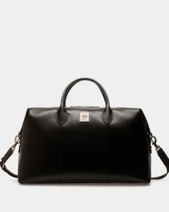Easy Bally Reisetasche Aus Leder In Schwarz