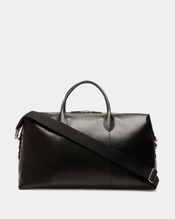 Easy Bally Reisetasche Aus Leder In Schwarz