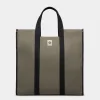 Easy Bally Tragetasche Aus Baumwollcanvas In Military Green