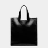 Easy Bally Tragetasche Aus Leder In Schwarz