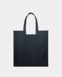 Easy Bally Tragetasche Aus Baumwollcanvas In Navy Blue