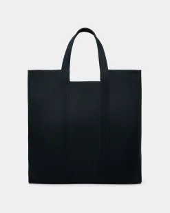 Easy Bally Tragetasche Aus Baumwollcanvas In Navy Blue