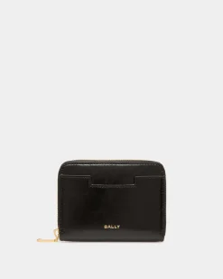 Easy Bally Zweiteilige Brieftasche Aus Leder In Schwarz