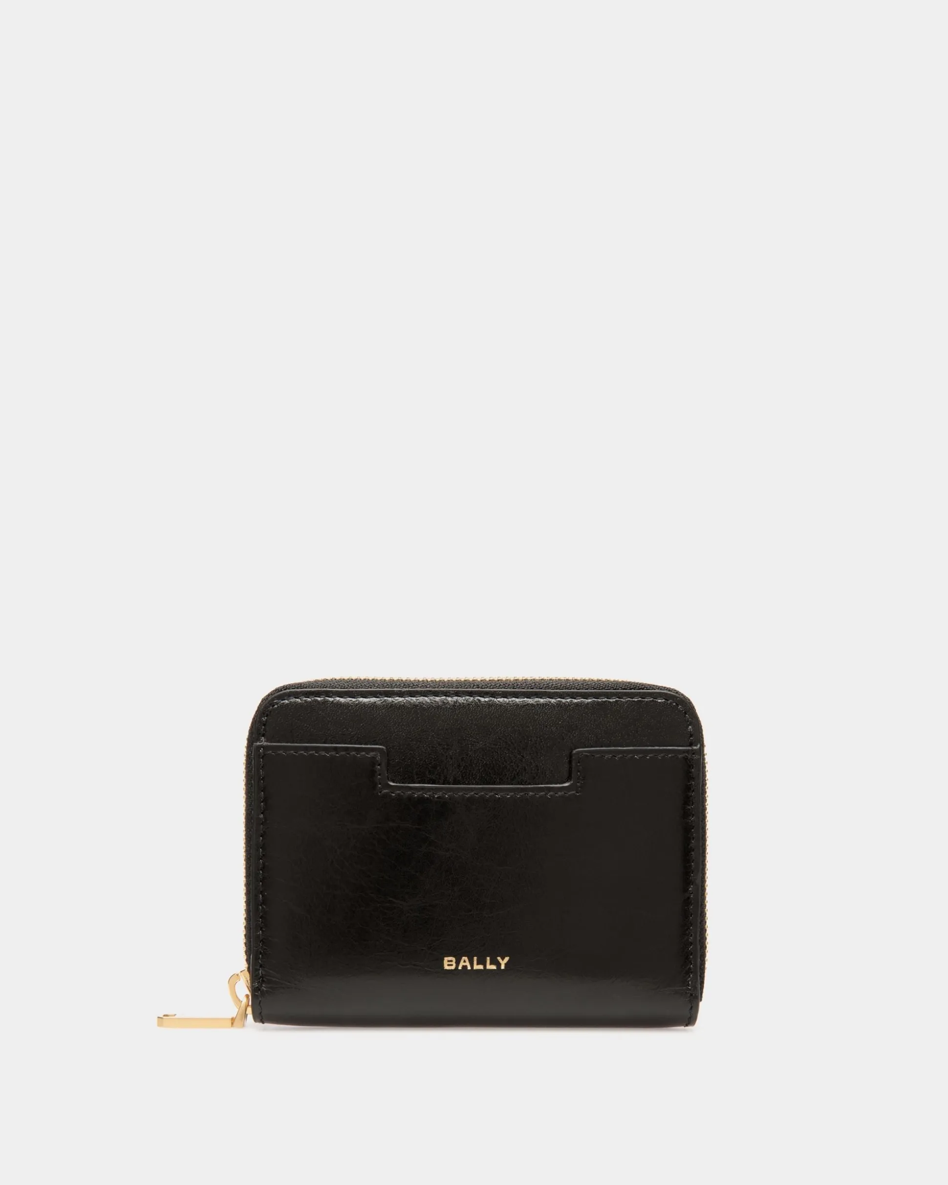 Easy Bally Zweiteilige Brieftasche Aus Leder In Schwarz
