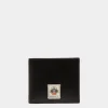 Easy Bally Zweiteilige Brieftasche Aus Leder In Schwarz