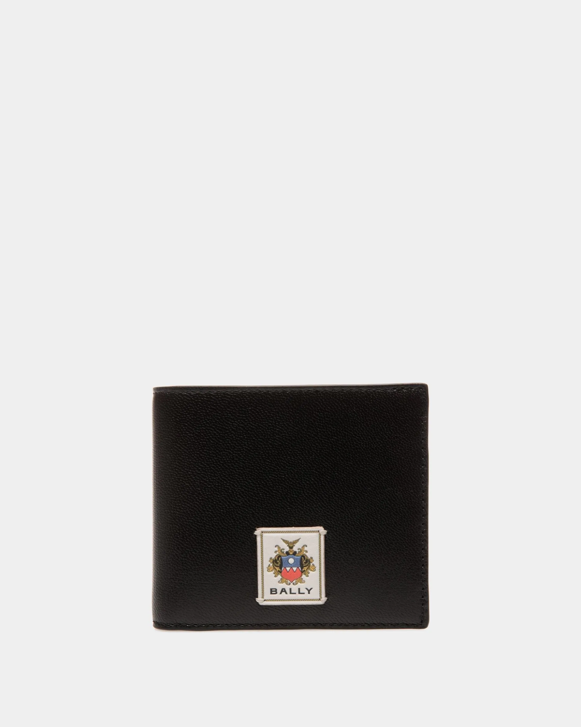 Easy Bally Zweiteilige Brieftasche Aus Leder In Schwarz