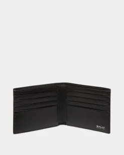 Easy Bally Zweiteilige Brieftasche Aus Leder In Schwarz