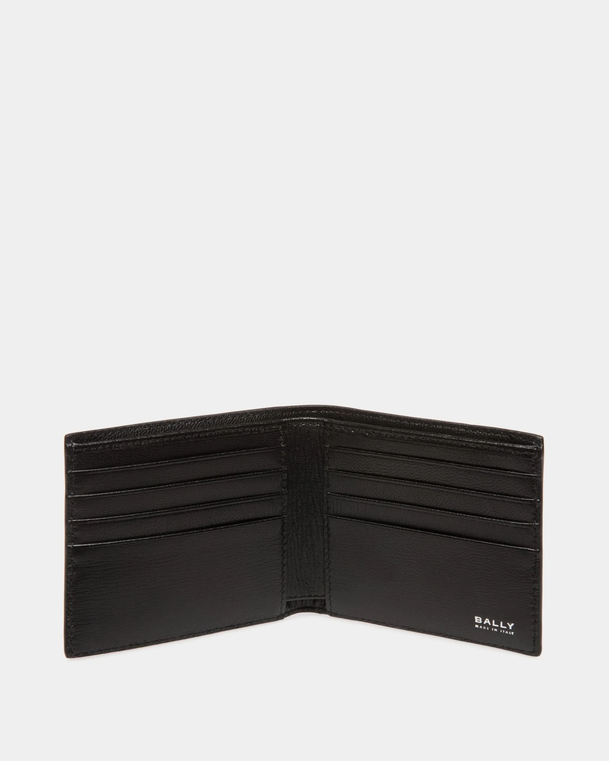 Easy Bally Zweiteilige Brieftasche Aus Leder In Schwarz