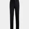 Faltenhose Aus Wolle In Navy Blue Aus Der Adrien Brody Travel-Kollektion