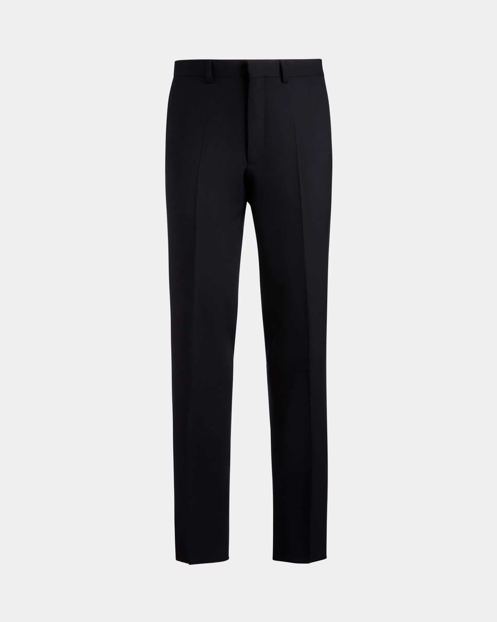 Faltenhose Aus Wolle In Navy Blue Aus Der Adrien Brody Travel-Kollektion