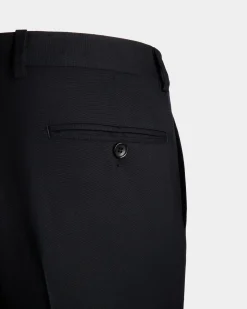 Faltenhose Aus Wolle In Navy Blue Aus Der Adrien Brody Travel-Kollektion