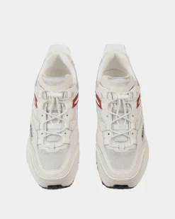 Faster Sneaker Aus Leder Und Nylon In Weiß
