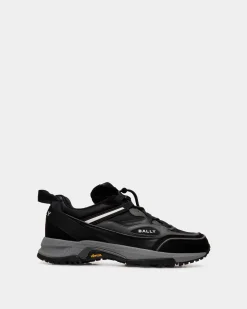 Faster Sneaker Aus Schwarzem Leder Und Nylon