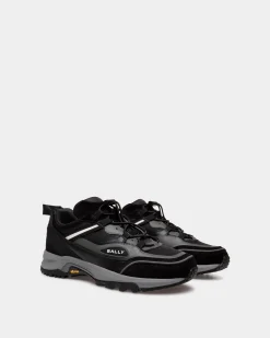 Faster Sneaker Aus Schwarzem Leder Und Nylon