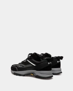 Faster Sneaker Aus Schwarzem Leder Und Nylon
