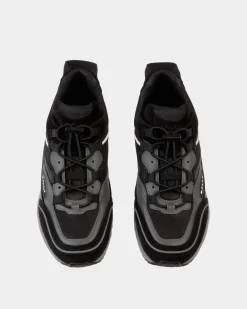 Faster Sneaker Aus Schwarzem Leder Und Nylon