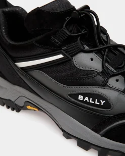 Faster Sneaker Aus Schwarzem Leder Und Nylon