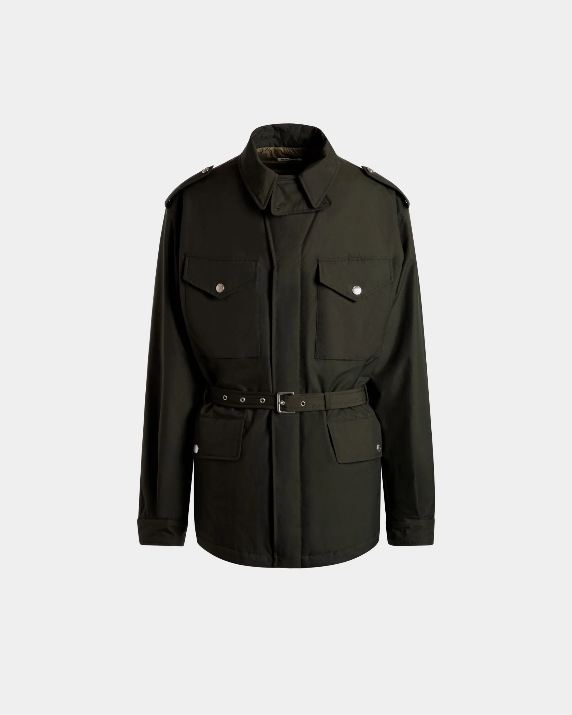 Feldjacke Aus Nylon In Military Green