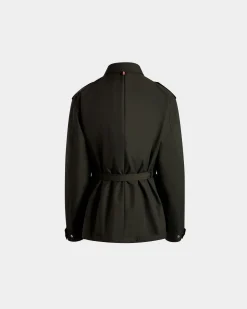 Feldjacke Aus Nylon In Military Green