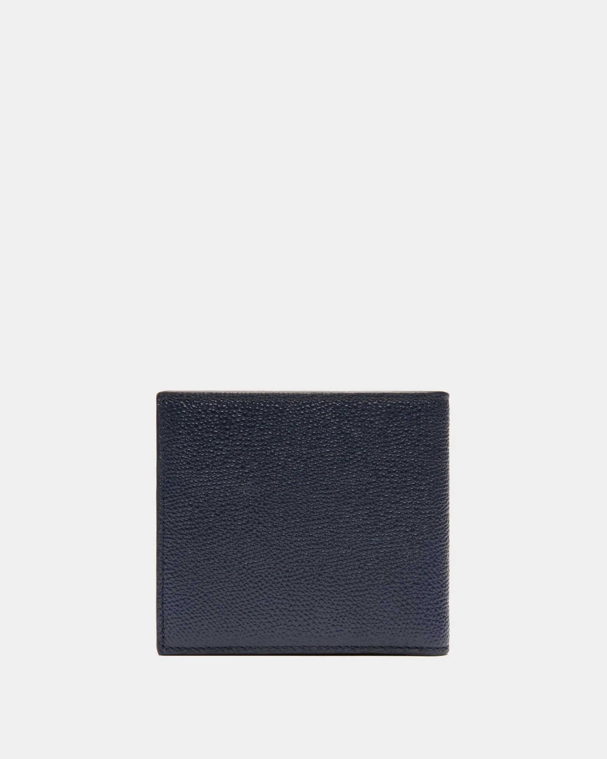 Flag Zweiteilige Geldbörse Aus Blauem Leder