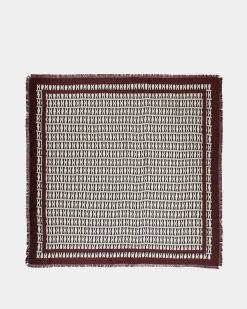 Foulard Aus Seide In Andorra Mit Emblem-Print