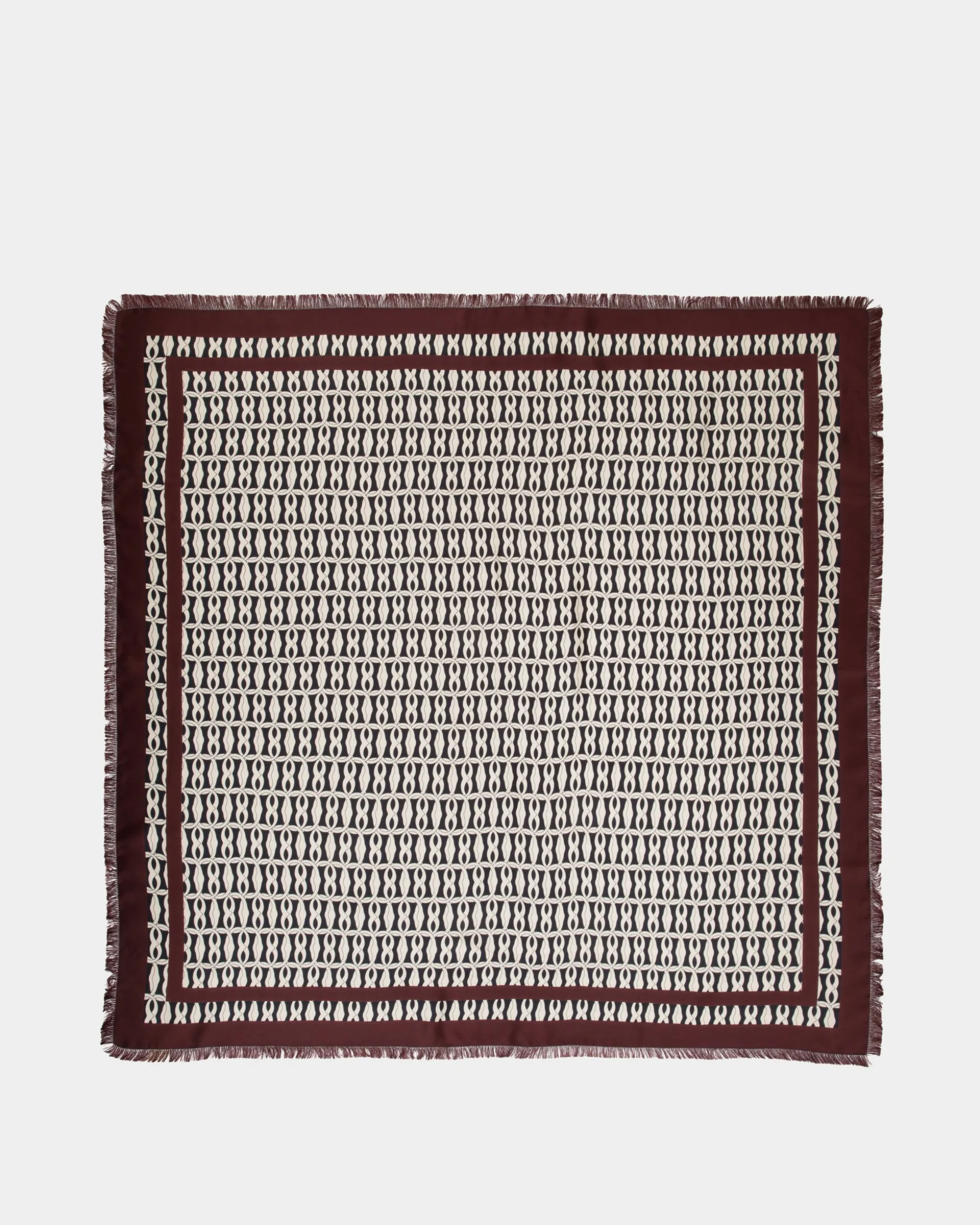 Foulard Aus Seide In Andorra Mit Emblem-Print