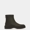 Frei Schneestiefel Aus Leder In Schwarz