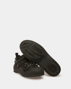 Frei Schneestiefel Aus Leder In Schwarz