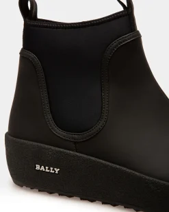 Gadey Stiefel Aus Leder Und Gummi In Schwarz