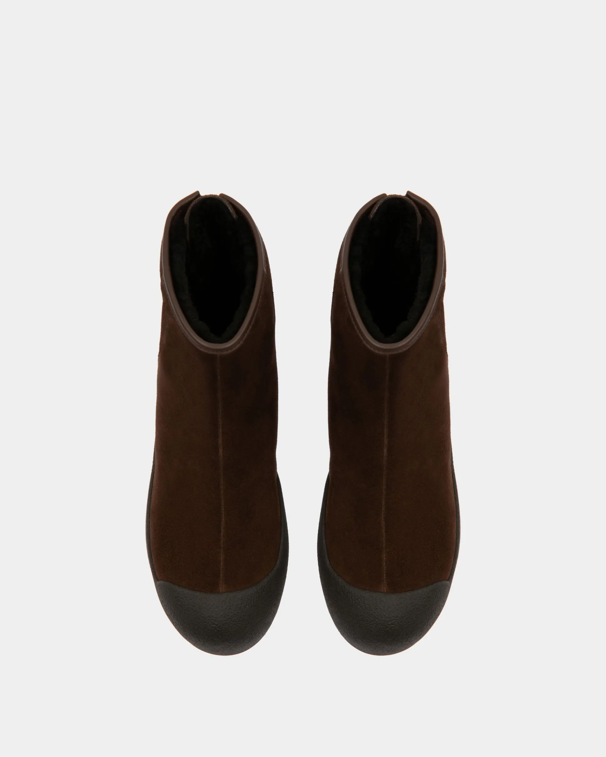 Guard Leder-Schneestiefel In Braun