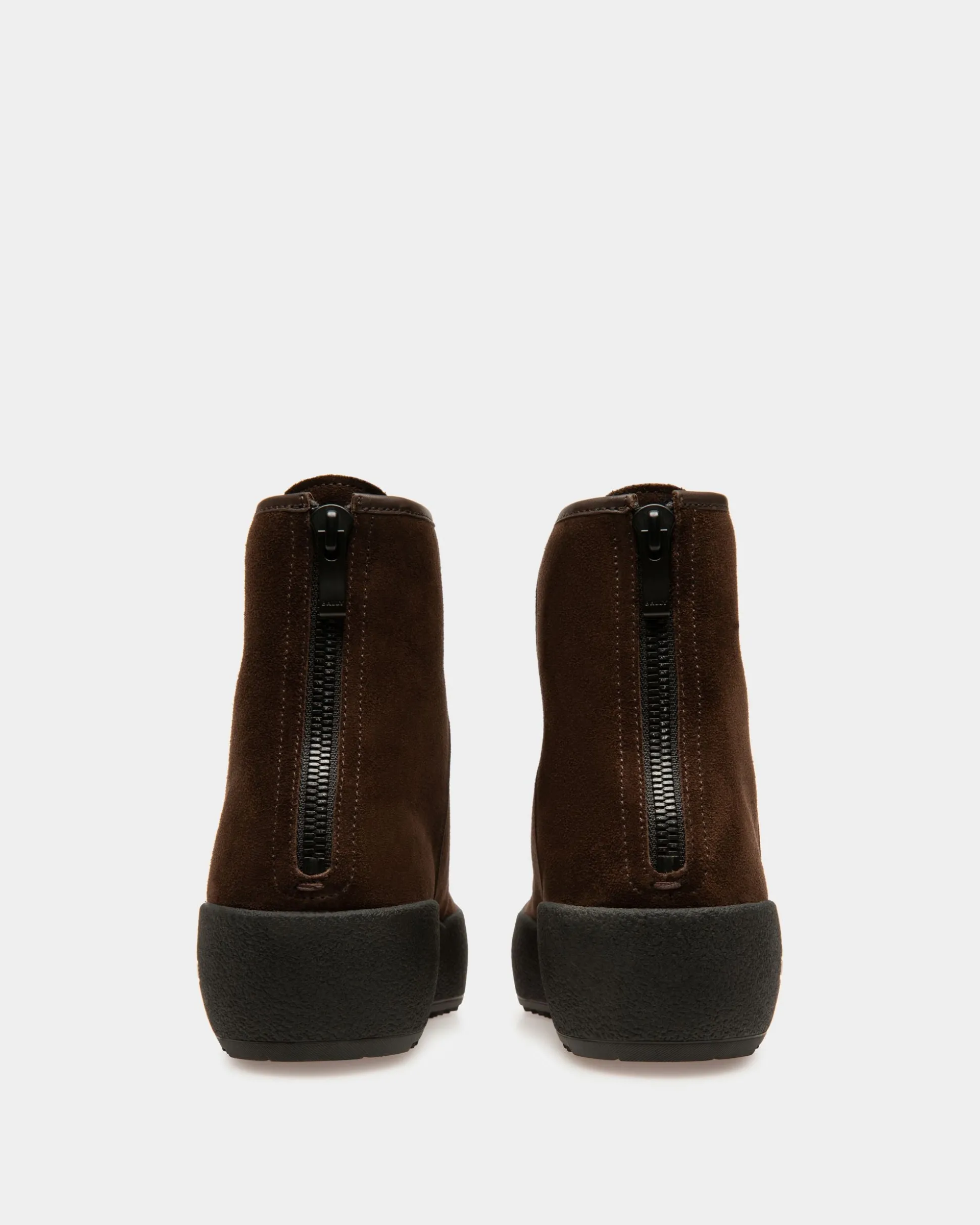 Guard Leder-Schneestiefel In Braun