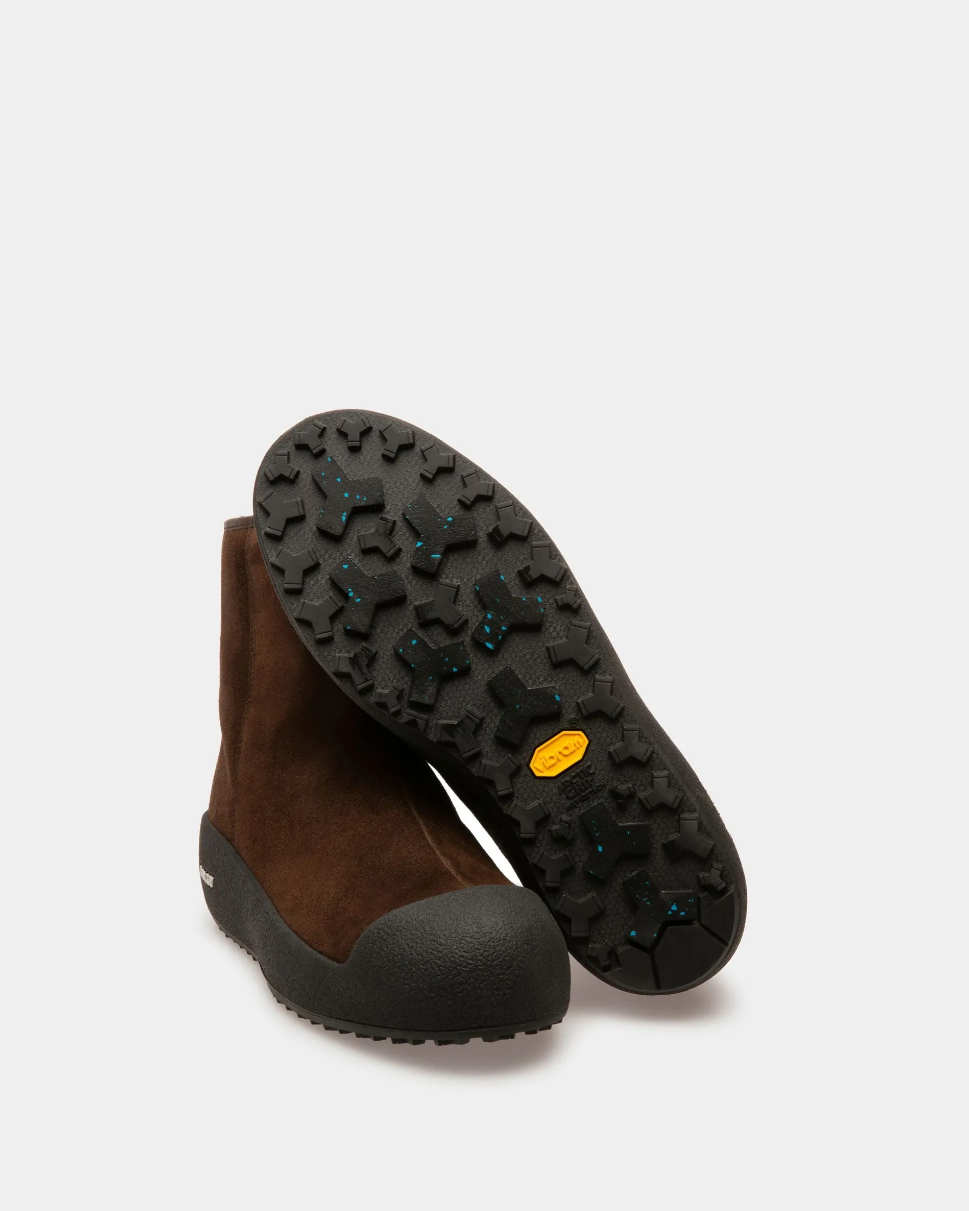 Guard Leder-Schneestiefel In Braun