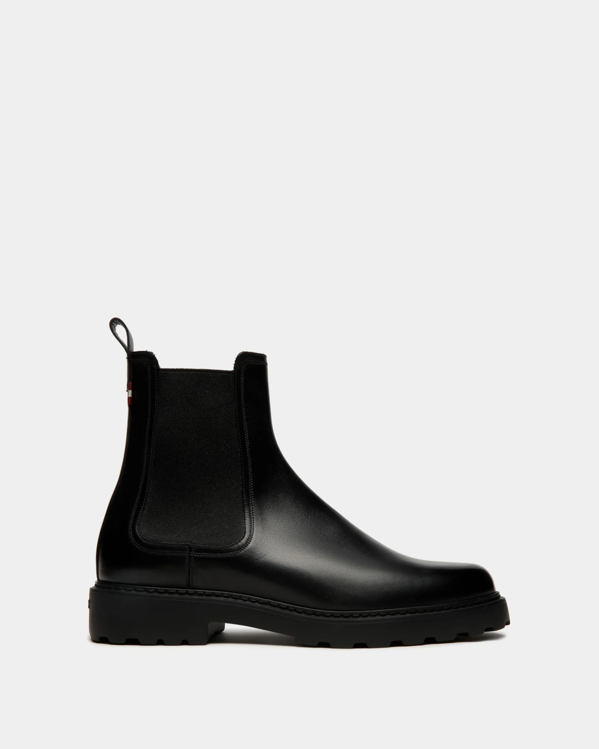 Gusto Bootie Aus Leder In Schwarz