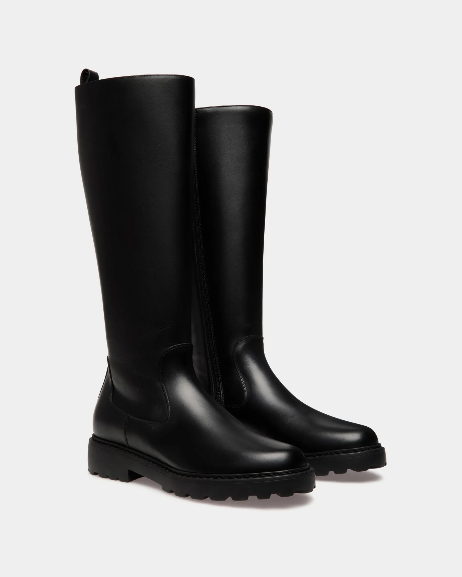 Gusto Stiefel Aus Leder In Schwarz